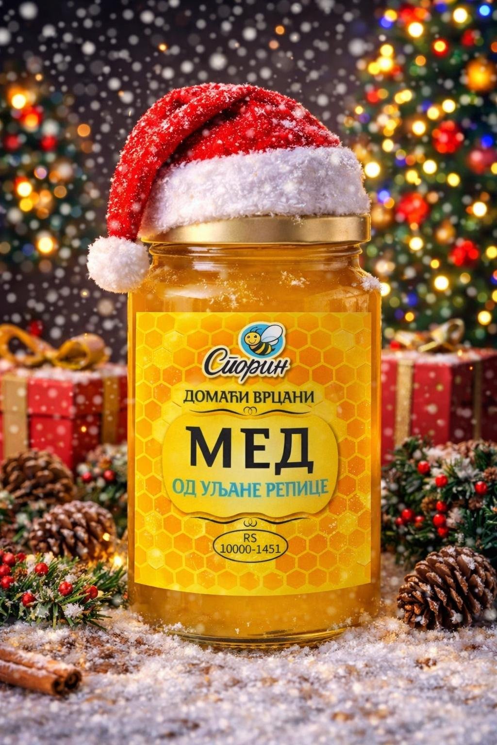 Мед од уљане репице 1кг - Слика 14